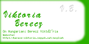 viktoria berecz business card